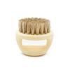 Cepillo de Barba Anillo Peluquería Limpieza Cabello Roto Barrido de Cuello Cuidado de Barba para Hombre Estilismo Cepillo de Cerdas de Cerdo Cepillo Cabeza de Aceite Retro