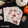 Decoración de Pastel de Halloween Caricatura Linda Goma Suave Calabaza Fantasma Monstruo Figura Accesorios de Inserto para Decoración de Mesa de Postres