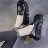 Tênis Casuais Versáteis de Solado Macio para Mulheres, Outono 2026, Sapatos Casuais de Moda Tendência com Solado Grosso para Aumentar a Altura