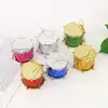 Decoración Navideña Pequeña de Tambor de 2.5 cm Suministros Colgante Navideño Tambor Láser de Papel de Aluminio Electrochapado 3 cm/4 cm/5 cm