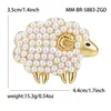 Nuevo Broche de Animalito Oveja Linda para Mujer, Pin de Solapa Versátil para Trajes y Abrigos, Venta al por Mayor desde Fabricante: Br5883