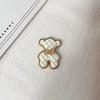 Lindo colgante de carcasa para teléfono móvil de oso Mickey DIY, accesorios para la cabeza de ropa, decoraciones de aleación, accesorios al por mayor
