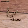 2 Cores 6x26mm Atacado Ponteiro de Despertador Pequeno Pingente DIY Liga Acessórios de Joias Charme Steampunk