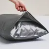 Envío directo transfronterizo Temu Etiquetado al por mayor en stock Satén de seda simulada Funda de almohada Núcleo de almohada sedoso refrescante Funda de almohada Ropa de cama