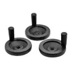 Roda de Mão de Raios Duplos em Liga de Alumínio Modelo Ham12/15/18-D60/80/100/140/160/200 Yiheda