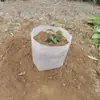 Bolsas de tela no tejida engrosada para plántulas, bolsas de plantación biodegradables, macetas nutritivas para plántulas de verduras y frutas, macetas desechables para jardinería casera