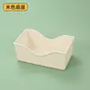 Plato creativo con forma de corazón de melocotón plato para escupir huesos plato para aperitivos plato de frutas plato para frutos secos juego de vajilla plato al por mayor