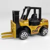 Excavadora de aleación juguete infantil vehículo de ingeniería modelo de simulación excavadora montacargas bulldozer camión mezclador juego genial niño partido