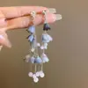 Pendientes Dulces de Pétalos de Flor Acrílicos, Estilo Festivo, Modernos, Versátiles, Elegantes, Pendientes de Gama Alta para Mujer