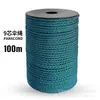 Cuerda de Paracord de 9 Hilos Montada en Eje de 100m para Senderismo al Aire Libre, Acampada, Supervivencia de Emergencia, Pulsera Trenzada DIY, Paracord de Nueve Hilos