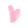 Rascador Masajeador de Jade Cristalino con Forma de Corazón Transfronterizo Set de Masaje Facial Belleza Facial Regalo Venta al por Mayor