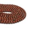 Ventas Directas de Fábrica Piedra Roja Sésamo Cuentas Sueltas Cuentas Redondas Cuentas en Hilo Accesorios de Joyería DIY Pulsera Collar Hecho a Mano Cuentas al por Mayor