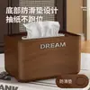 Caixa de Lenço de Madeira de Luxo Leve, Caixa de Papel, Sala de Estar, Casa, Guardanapo Criativo de Ponta, Pousada, Hotel, Caixa de Papel para Mesa de Centro
