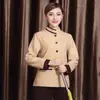 Roupas de Limpeza de Hotel Manga Longa Roupa para Camareira Outono e Inverno Roupa de Trabalho para Limpeza de Propriedade Roupa para Faxineira Tia Roupa Feminina