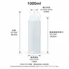Botellas exprimibles con escala multi-especificación en stock para almacenamiento de ensalada, kétchup y mermelada