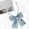 Camisa con Corbata de Lazo Jk para Mujer Estilo Japonés Uniforme Estilo Preppy Traje de Marinero Libre Corbata con Lazo Uniforme Escolar Serpentina Corbata Pequeña de Mango Largo