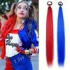 Coleta de Peluca para Niños Cuerda Elástica Banda de Goma Trenzas Boxeadoras Color Navideño Trenzas Boxeadoras Coleta de Peluca Extensión de Cabello Trenzas
