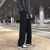 Calças Harem para Homens e Mulheres, Verão e Outono Casuais Esportivas Largas Modeladoras Versáteis Peça Externa Calças Jogger de Perna Reta Cenoura