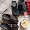 Mules sin cordones de lunares para mujer, nuevo estilo otoño 2026, suela plana estilo Birkenstock, cómodos y fáciles de usar