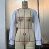 Xale feminino de cor sólida para comércio exterior, colete externo vazado para primavera e outono, blusa externa de alça feminina SU3464