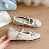 Zapatos Rojos Franceses Retro de Boca Baja para Mujer que Aumentan la Altura Verano 2025 Estilo Nuevo con Falda Suela Suave Versátiles Zapatos Mary Jane