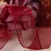 Cinta Coreana moño DIY Accesorios para el Cabello Ropa Sombrero de Copa Caja de Regalo Paquete de Flores Accesorios Correa con Borde Hueco Cuadriculada