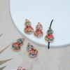 Accesorios de aleación antigua gota de aceite doble cara calabaza Guofeng cuentas sueltas pulsera DIY pulsera accesorios de joyería con cuentas