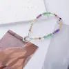 Colgante de Cadena para Teléfono Móvil de Amatista Natural, Moda Nacional, Nuevo Llavero Popular en Internet, Colgante para Bolso al por Mayor