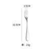 Cuchara de acero inoxidable 304 Tenedor cuchara para ensalada Tenedor integrado Vajilla para niños Cuchara para estudiantes Tenedor logotipo