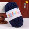 Hilo de hielo fino, terciopelo dorado, muñeca tejida a mano, suéter DIY, pantuflas de ganchillo, cojín, bufanda tejida, hilo suave