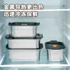 Nova Caixa Crisper Retangular de Aço Inoxidável Selada para Preparo de Alimentos ao Ar Livre Armazenamento na Geladeira Doméstica Atacado Marmita