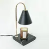 Lámpara de Cera para Aromaterapia de Mármol Lámpara de Vela Sencilla Lámpara de Mesa Creativa para el Hogar con Enchufe Regulable Luz de Ambiente para Interiores Regalo