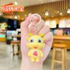 Lindo llavero luminoso de mascota de Año Nuevo, colgante exquisito, venta al por mayor, colgante de llavero de dibujos animados creativo, baratijas