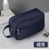 Bolsa de Cosméticos de Cuero PU Gran Capacidad Bolsa de Almacenamiento de Viaje Portátil Impermeable para Maquillaje de Mujer Bolsa de Almacenamiento para Accesorios Digitales