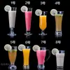 Copo de Plástico Acrílico para Chá de Leite, Resistente a Altas Temperaturas, Copo para Sorvete, Sobremesa, Suco, Copo para Milkshake, Copo de Sorvete, Transparente