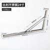 Soporte Triangular de Acero Inoxidable 304 Espesado Montado en la Pared Relación de Carga Soporte Plegable Estante para Tablas de Capas Estante de Almacenamiento Montado en la Pared