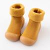 Zapatos para Bebé y Niño Pequeño Otoño e Invierno Terciopelo Engrosado Suela Suave Antideslizante Zapatos para Bebé de Hombre y Mujer Calcetines de Piso de Algodón Puro para Heattech