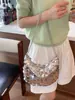 2026 Verano Nuevo Diseño de Nicho Bolso de Lentejuelas en Forma de Media Luna Cruzado Escamas de Pez Moda Bolso de Noche para Debajo del Brazo Venta al por Mayor Bolso para Mujer