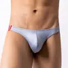 Atacado Masculino de Boate Europeia e Americana Convexa em U Fina de Cintura Baixa Tendência Sexy Exportação Roupa Íntima Fio Dental de Couro Sintético E035
