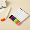 Marcadores de pizarra de colores, gran capacidad, borrables, secado rápido, para dibujar y escribir, aptos para estudiantes, con clip, venta al por mayor de fábrica