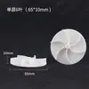 Aspas de Ventilador para Aspiradora de Coche, Diseño de Aspas de Ventilador de Plástico, Aspas de Ventilador Centrífugo Inclinadas Hacia Atrás, Accesorios de Rueda de Ventilador de Plástico para Limpieza de Ventanas