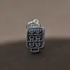 Yiluya Prata de Lei S925 Prata Tailandesa Lanterna Pingente Acessórios Pulseira Colar Pingente DIY Corda Trançada Feita à Mão Material