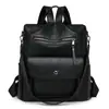 Mochila de mujer modelo nuevo 2026 transfronteriza, versión coreana, mochila de mujer de gran capacidad, bolso de PU para mujer, estilo vintage