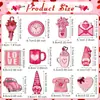 Dia dos Namorados Transfronteiriço 12 Peças Rosa Dia dos Namorados Anão de Madeira Pendurado com Design de Coração Decoração de Presente de Feriado
