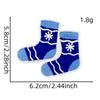 Patch de Tecido Graffiti Azul Inverno Aplique para Roupas Decoração Série Acessórios de Natal Transfronteiriços Natal Selo Bordado à Máquina
