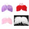 Disfraces fotográficos con alas de ángel y plumas para niños europeos y americanos, accesorios fotográficos para bebés, decoración de modelaje de moda para bebés.