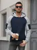 Moletom Masculino Transfronteiriço Europeu e Americano Outono e Inverno com Zíper Capuz Esportivo com Bolsos nos Braços Moletom Casual Transfronteiriço