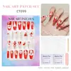 Comércio Exterior Moda Adulto Unhas Vestíveis Natal Halloween Trapezoidal Manicure Joias Unhas Postiças Cor Pura Francês Kit de Ferramentas