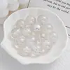 [Paquete de 20-30 Piezas] Symphony Galaxy 2.0 Agujero Recto Cuentas Redondas Cadena para Teléfono Móvil Material para DIY Material de Cuentas Sueltas Hechas a Mano