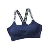 Sujetador Deportivo Strapless de Letras Inglesas sin Costuras para Niñas, Sujetador Deportivo Camisola para Correr, Hermoso Sujetador Deportivo de Espalda para Mujeres